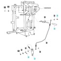 Muelle de freno de mano / 55 mm / Tractor LS / TRG100 / A1100087 / N.º 40012354