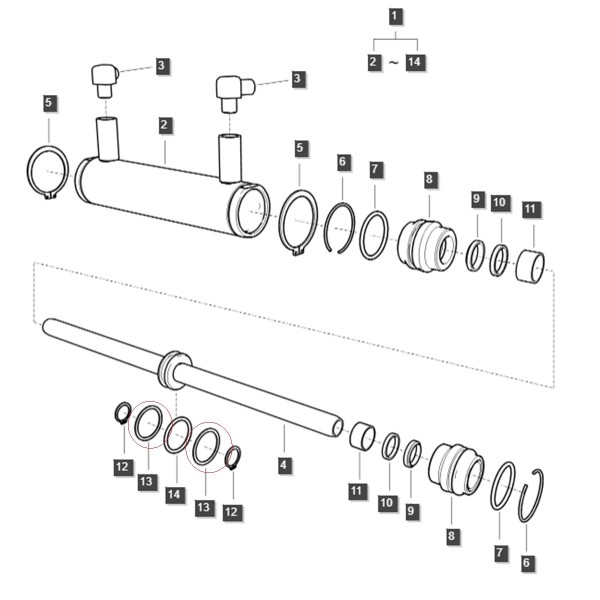 Anlaufring / LS XJ25 / LS MT1.25 / TRG630 / A0653129 / Nr. 40249473