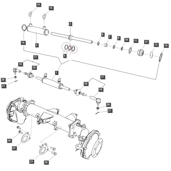 Anlaufring / LS XJ25 / LS MT1.25 / TRG630 / A0653129 / Nr. 40249473