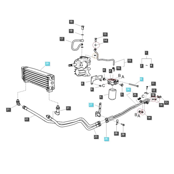 LS XJ25 / LS MT1.25 / LS MT3.35 / LS MT3.40 / LS MT3.50 / LS MT3.60 / n.º 40012415