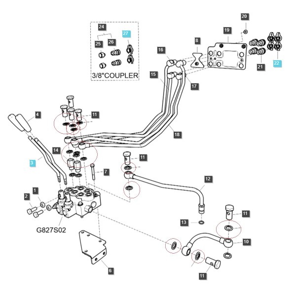 LS XJ25 / LS MT1.25 / LS MT3.35 / LS MT3.40 / LS MT3.50 / LS MT3.60 / n.º 40012415