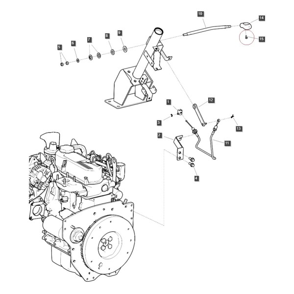 Bolzen / M5 x 0,80 x 10 / LS XJ25 / LS MT1.25 / LS MT3.35 / LS MT3.40 / LS MT3.50 / LS MT3.60 / S226501011 / 40029019