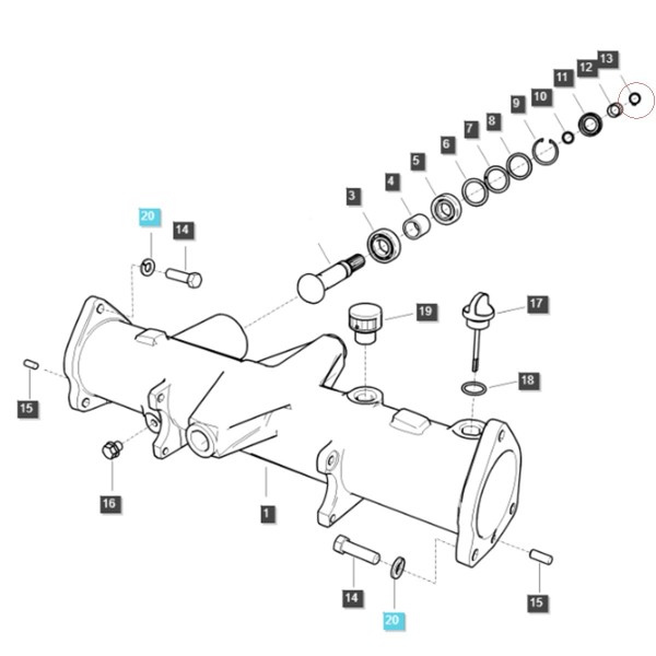 Herida punzante / Ø25 mm / LS XJ25 / LS MT1.25 / LS MT3.35 / LS MT3.40 / LS MT3.50 / LS MT3.60 / S810025001 / n.º 40029271