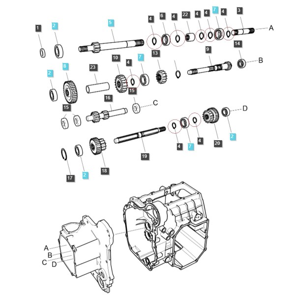 Plaie perforante / Ø25 mm / LS XJ25 / LS MT1.25 / LS MT3.35 / LS MT3.40 / LS MT3.50 / LS MT3.60 / S810025001 / n° 40029271