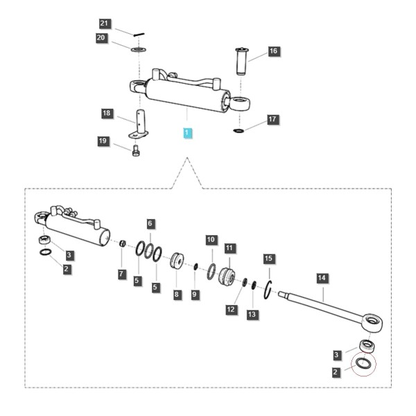Pierścień zatrzaskowy Ø 35 mm / LS MT3.35 / LS MT3.40 / S813035001 / 40029311