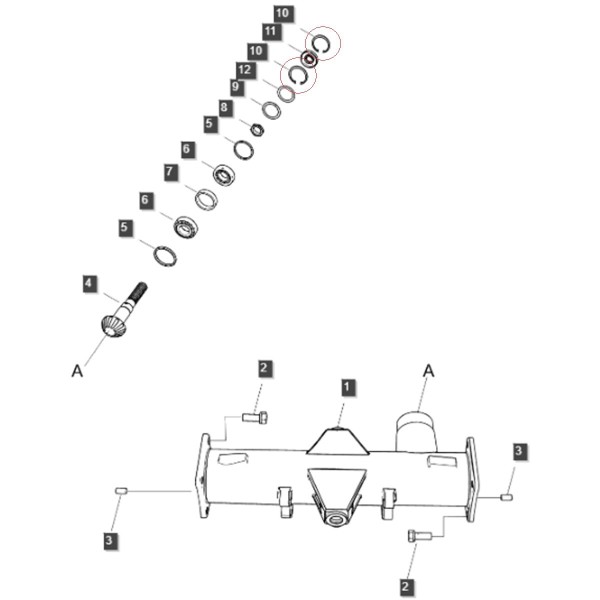Pierścień segera / LS MT1.25 / LS MT3.35 / LS MT3.40 / LS MT3.50 / LS MT3.60 / LS XJ25 / S811052001 / nr 40029296