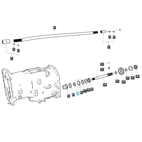 Taille du roulement / LS MT1.25 / LS MT3.35 / LS MT3.40 / LS MT3.50 / LS MT3.60 / LS XJ25 / S811052001 / nr 40029296