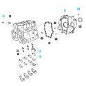 Panewki główne / dystansowe wału korbowego / LS MT3.35 / LS MT3.40 / LS MT3.50 / LS MT3.60 / EGQ110 / 40233147 | Traktor.com.pl