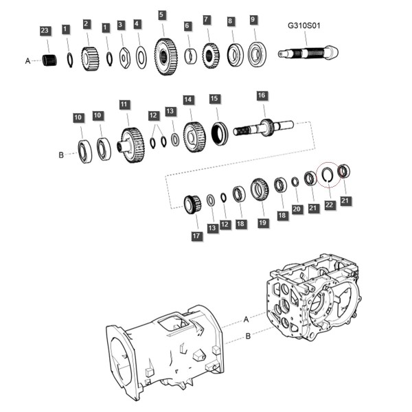 Velikost kol / LS Xj25 / LS MT1.25 / LS MT3.35 / LS MT3.40 / LS MT3.50 / LS MT3.60 / S811062001 / nr 40029299