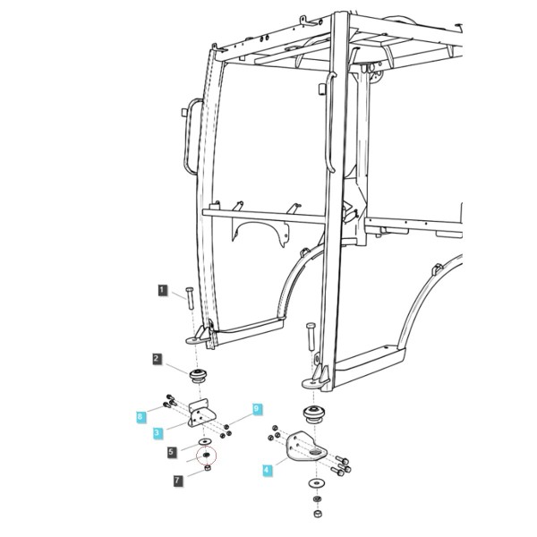 Podkładka sprężynowa / LS MT1.25 / LS MT3.35 / LS MT3.40 / LS MT3.50 / LS MT3.60 / S361200013 / nr 40029558 | Traktor.com.pl