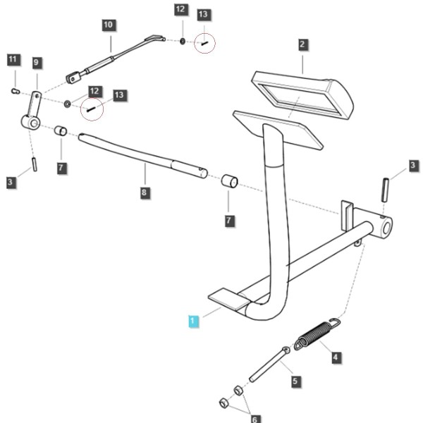 Zawleczka / 30 x 2 mm / LS XJ25 / LS MT1,25 / LS MT3,35 / LS MT3,40 / LS MT3,50 / LS MT3,60