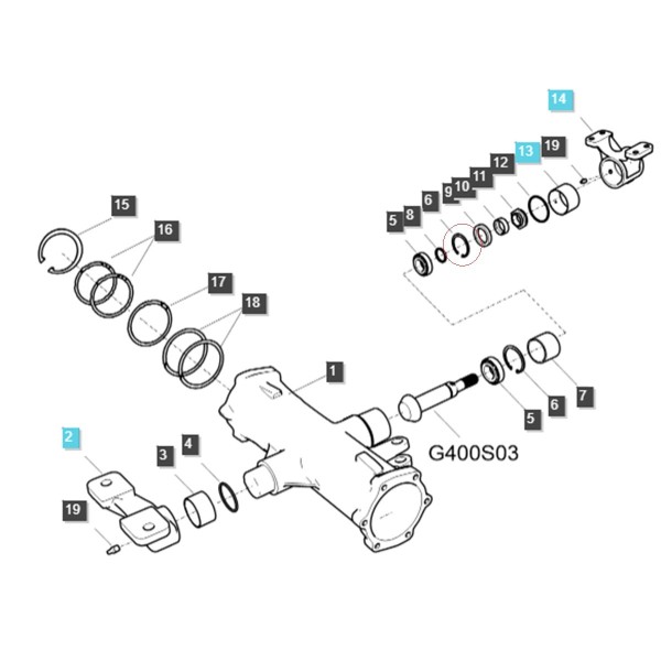 Seegerov krúžok / LS MT1.25 / LS MT3.35 / LS MT3.40 / LS XJ25 / č. 40029298