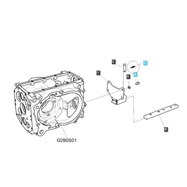 Zawleczka 20x4 mm / LS XJ25/LS MT1.25/LS MT3.35/LS MT3.40/LS MT3.50/LS MT3.60 | Traktor.com.pl