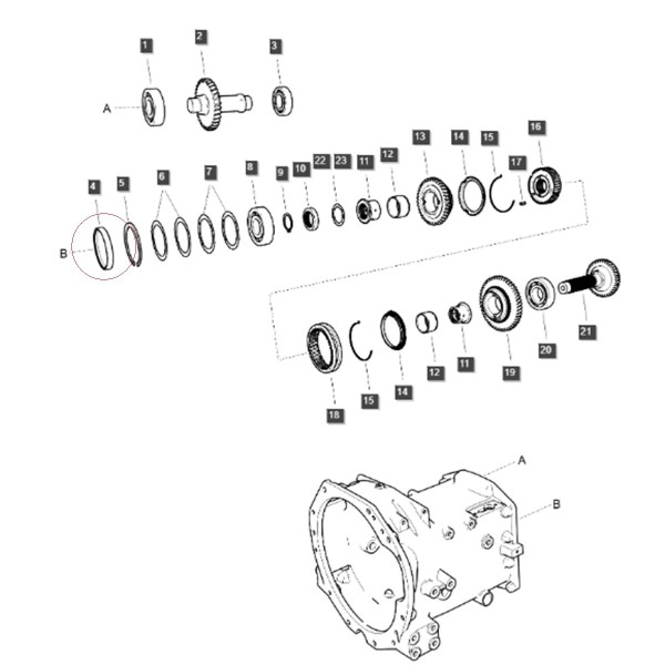 Zaślepka / korek olejowy / LS MT3.40 / TRG281 / 3A1281014 / nr 40007474 | Traktor.com.pl