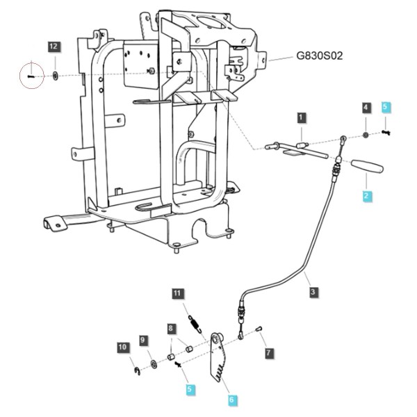 Zawleczka / LS MT1.25 / LS XJ25 / S441202013 / č. 40029119