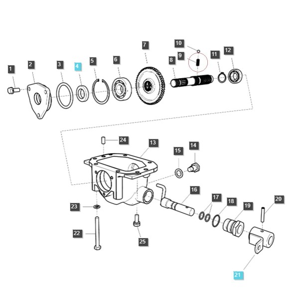 Sprężyna / LS XJ25 / LS MT1.25 / LS MT3.35 / LS MT3.40 / LS MT3.50 / LS MT3.60 / 3A1290011 / n.º 40011943