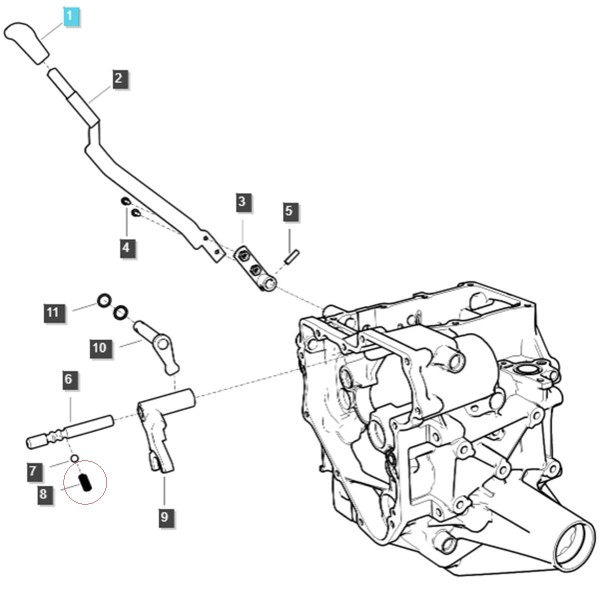 Sprężyna / LS XJ25 / LS MT1.25 / LS MT3.35 / LS MT3.40 / LS MT3.50 / LS MT3.60 / 3A1290011 / n.º 40011943