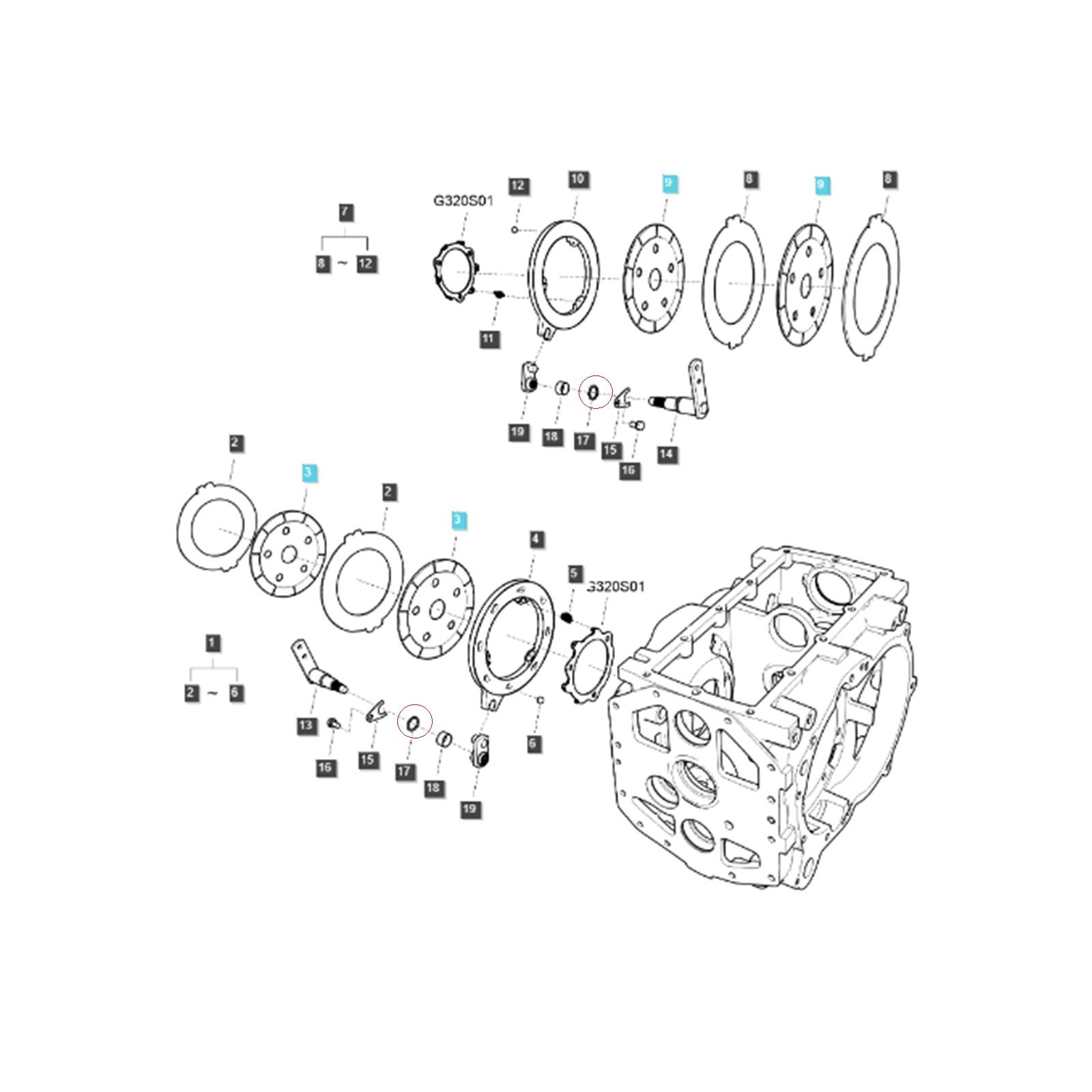 O-ring 24.70 x 3.50 mm LS MT3.35 Tractor / LS MT3.40 / LS MT3.50 / LS MT3.60 / S801025010 / 40029211