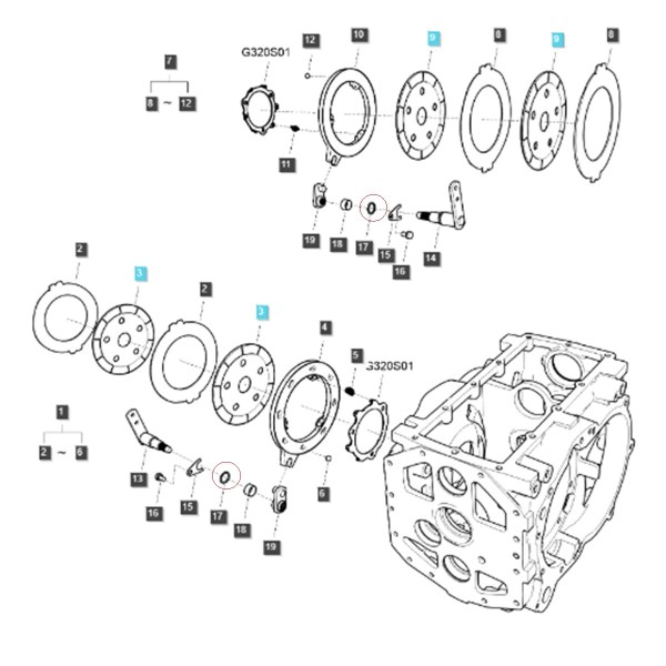 O-Ring 24,70 x 3,50 mm LS MT3.35 Traktor / LS MT3.40 / LS MT3.50 / LS MT3.60 / S801025010 / 40029211