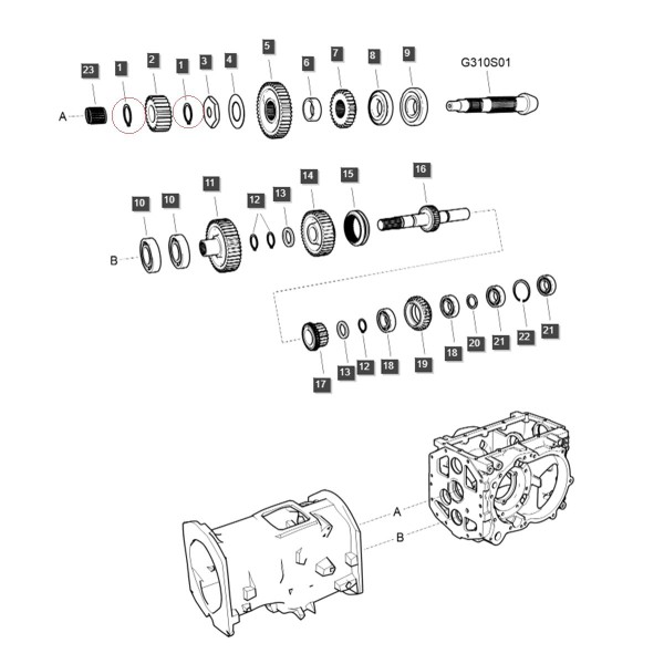 Bague de verrouillage Ø 35 / LS MT1.25 / LS MT3.35 / LS MT3.40 / LS MT3.50 / LS MT3.60 / S810035001 / 40029275