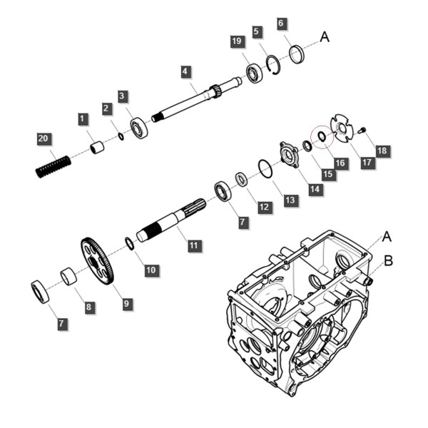 Locking ring Ø 35 / LS MT1.25 / LS MT3.35 / LS MT3.40 / LS MT3.50 / LS MT3.60 / S810035001 / 40029275