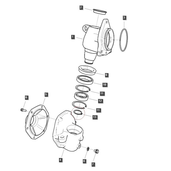 Pierścień segera Ø 35 / LS MT1.25 / LS MT3.35 / LS MT3.40 / LS MT3.50 / LS MT3.60 / S810035001 / 40029275 | Traktor.com.pl