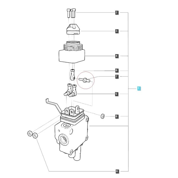 Šroub / M8 x 1,25 / LS MT1,25 / TRG822 / č. 40438703