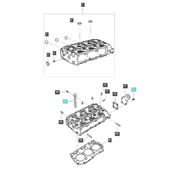 Junta de tapa de culata / LS MT3.35 / LS MT3.40 / LS MT3.50 / LS MT3.60 / EGQ116 / no. 40006915