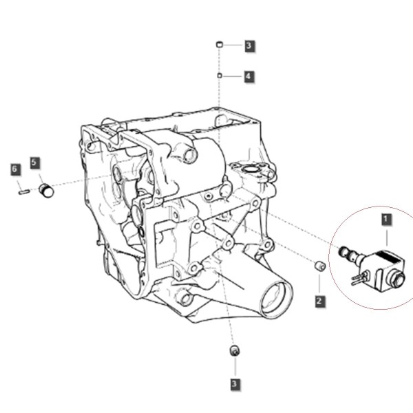 Hydraulikventil 12V / Magnetventil / LS XJ25 / LS MT1.25 / LS MT3.50 / LS MT3.60 / EDH044/32 / TRG822 / Nr. 40196336