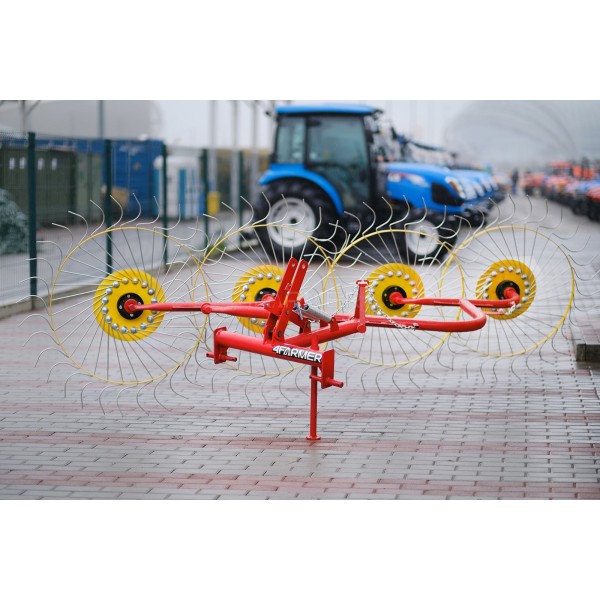 Przetrząsacz, zgrabiarka 4 gwiazdowa Z213 4FARMER