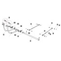 Caoutchouc antidérapant pour pédales / LS Xj25 / LS MT3.35 / LS MT3.40 / LS MT3.50 / LS MT3.60 / TRG670 / A1670084 / N° 40278260