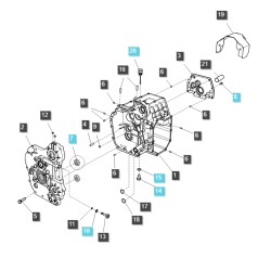 Uszczelniacz / LS XJ25 / LS MT1.25 / LS MT3.35 / LS MT3.40 / LS MT3.50 / LS MT3.60 / A0651253 / nr 40419461