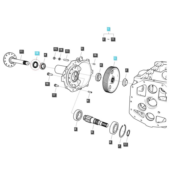 Dichtmittel 57 x 80 x 15 mm / AP6 / LS MT3,35 / LS MT3,40 / LS MT3,50 / LS MT3,60 / TRG400 / 40334121