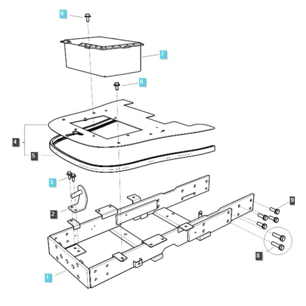 Śruba / M14 x 2.00 x 60 mm / GS 8.8 / LS MT3.35 / LS MT3.40 / LS MT3.50 / LS MT3.60 / S153145033 / 40236186 | Traktor.com.pl