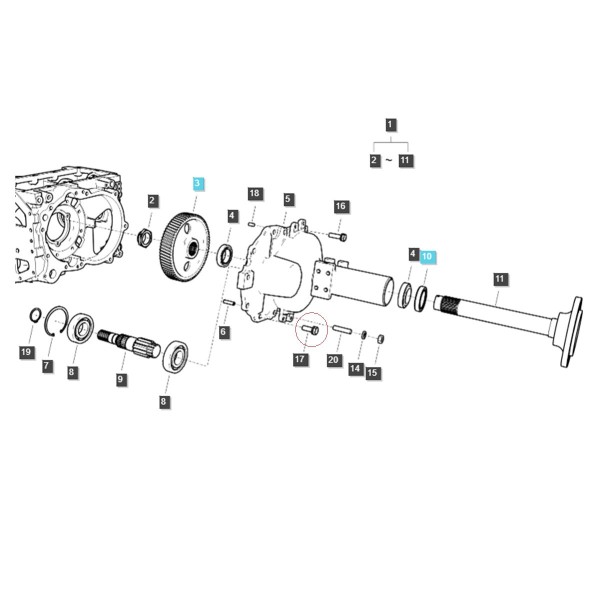 Skrutka / M14 x 2,00 x 40 / GS 8,8 / LS MT1,25 / LS MT3,50 / LS MT3,60 / S153144033 / 40234226