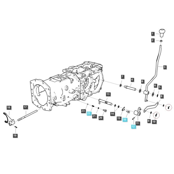 Skrutka / Ø10 mm / 33 x 1,50 mm / LS XJ25 / LS MT3,35 / LS MT3,40 / LS MT3,50 / LS MT3,60 / TRG670 / nr 40380549