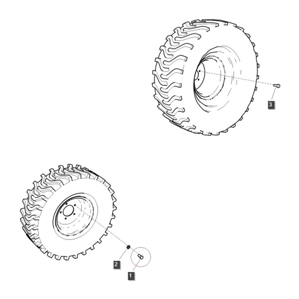 Screw 7/16-20UNF / HS 8.8 / LS MT1.25 / TRG490 / 40404859