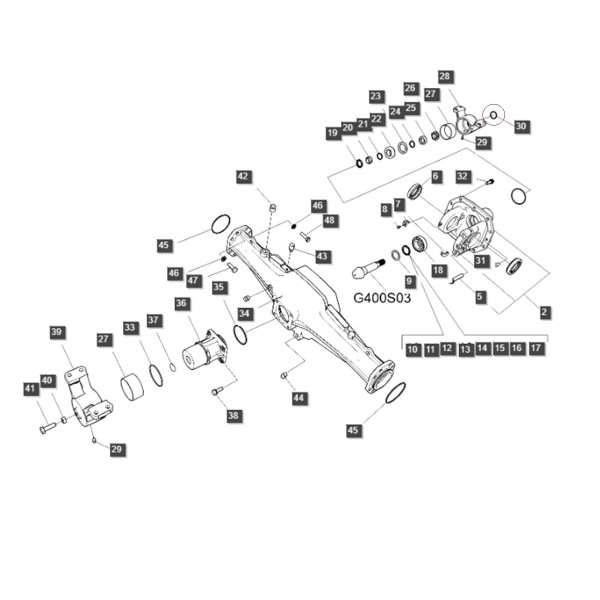 O ring S80204010 nr 40029222 Ls Tractor