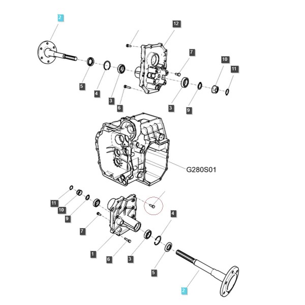 Skrutka M10 x 1,25 x 30 / S154103033 / Ls Traktor 40028949