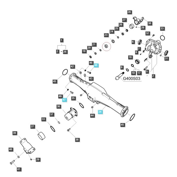 Schrägkugellager 62 x 30 x 21,25 mm / NSK HR 32206J / LS MT3.50 / LS MT3.60 / TRG400 / A1400093 / 40007830