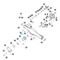 Ložisko s kosoúhlým stykem 62 x 30 x 21,25 mm / NSK HR 32206J / LS MT3,50 / LS MT3,60 / TRG400 / A1400093 / 40007830