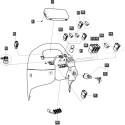 Switch, light switch LS Tractor / TRG750 / A1750281 / 40007050
