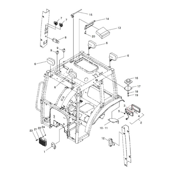 Żarówka / 12V / 21W/5W / LS MT3.35 / LS MT3.40 / LS MT3.50 / LS MT3.60 / TRG760 / A1760016 / A1760041 / 40059364 / nr 40007202