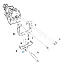 Pasador de chaveta 80x20x4,00 mm / LS MT1.25/LS MT3.35/LS.MT3.40/LS MT3.50/LS MT3.60/LS XJ25