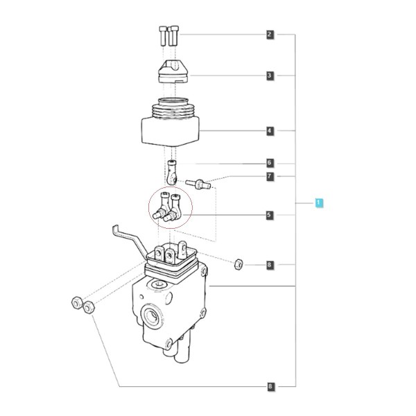 Spurstangenkopf / LS Traktor / LS MT1.25 / G822 / Nr. 40433226