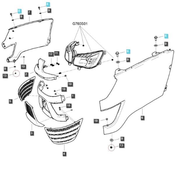 Matica M8 x 1,25 / LSXJ25 / LS MT1,25 / LS MT3,35 / LS MT3,40 / LS MT3,50 / LS MT3,60 / TRG150 / 40241460