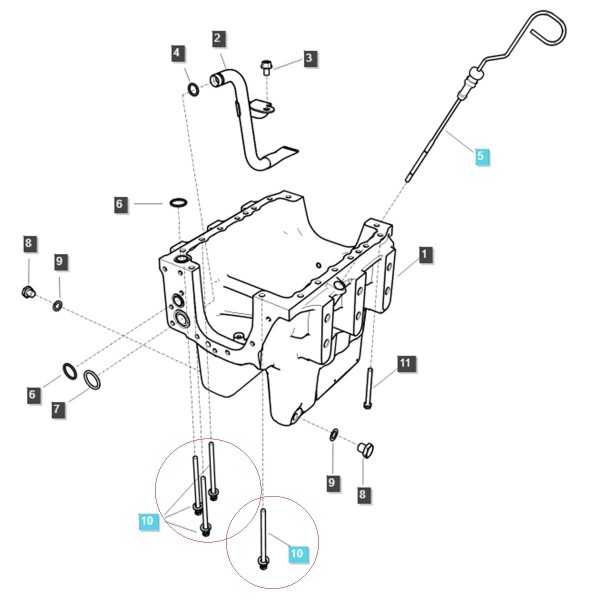 Śruba / LS MT1.25 / LS Tractor / EGQ145 / Q1450022 / 40009555 / 40365341 | Traktor.com.pl