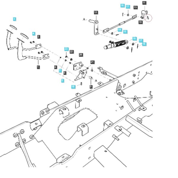 Quick release bracket / LS XJ25 / LS MT1.25 / LS MT3.35 / LS MT3.40 / LS MT3.50 / LS MT3.60 / S447062412 / nr 40270937