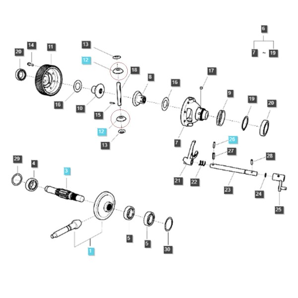 Ritzel 10 Zähne / 56,70 x 20,50 x 19 mm / LS MT1.25 / LS MT3.35 / LS MT3.40 / LS MT3.50 / LS MT3.60 / TRG310 / 40182444
