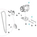 Klínový řemen / 13 x 1445 mm / A58 / LS MT3.35 / LS MT3.40 / LS MT3.50 / LS MT3.60 / TRG865 / A0836058 / 40241546